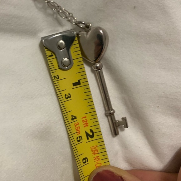 Tiffany & Co Silver Key locket and long chain necklace - Picture 5 of 5